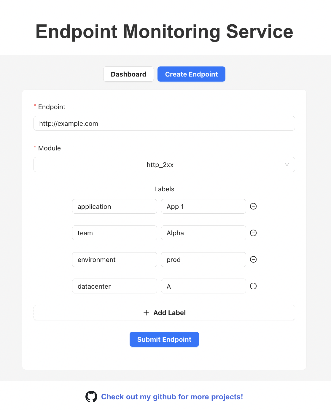 Endpoint Onboarding Form